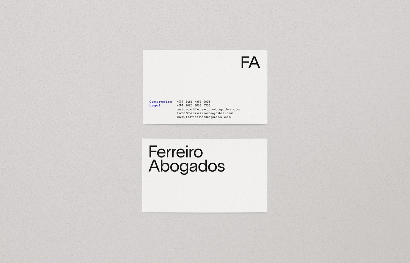 ferreiro business cards